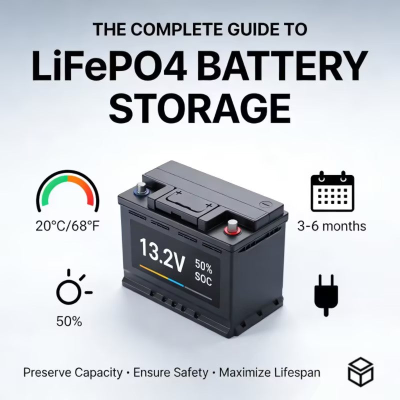 How to Store LiFePO4 Batteries Properly