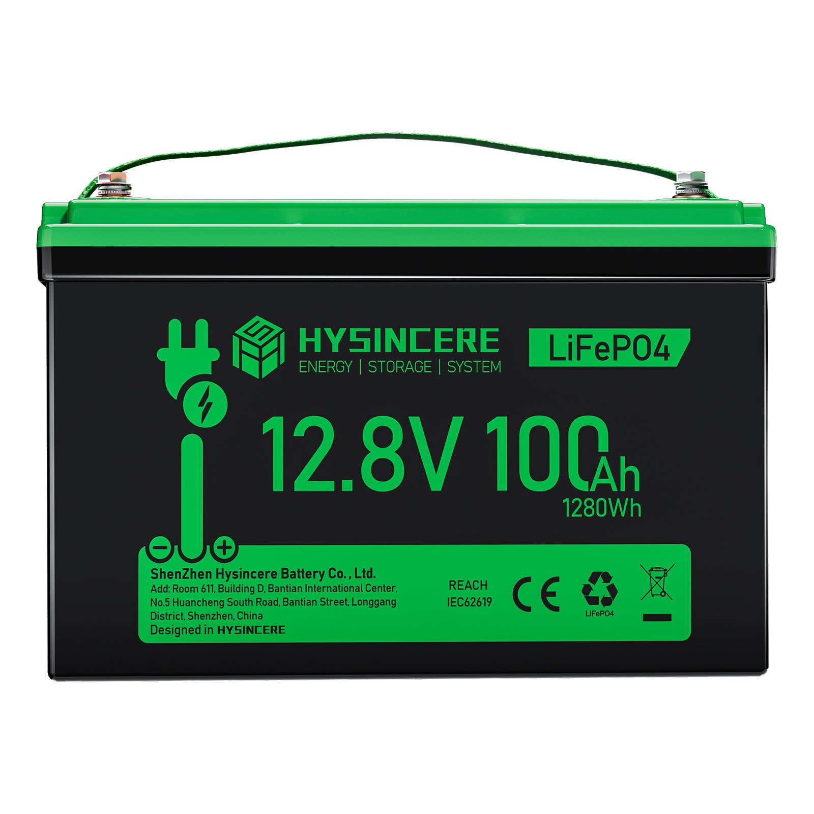 Hysincere Power 12V 100Ah Group 31 LiFePO4 Battery