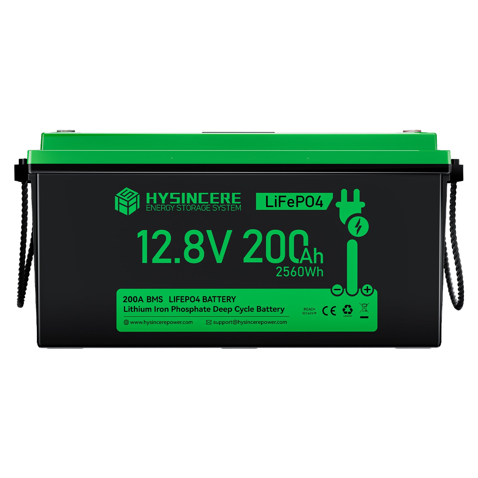 Hysincere Power 12V 200Ah Plus LiFePO4 Deep Cycle Battery