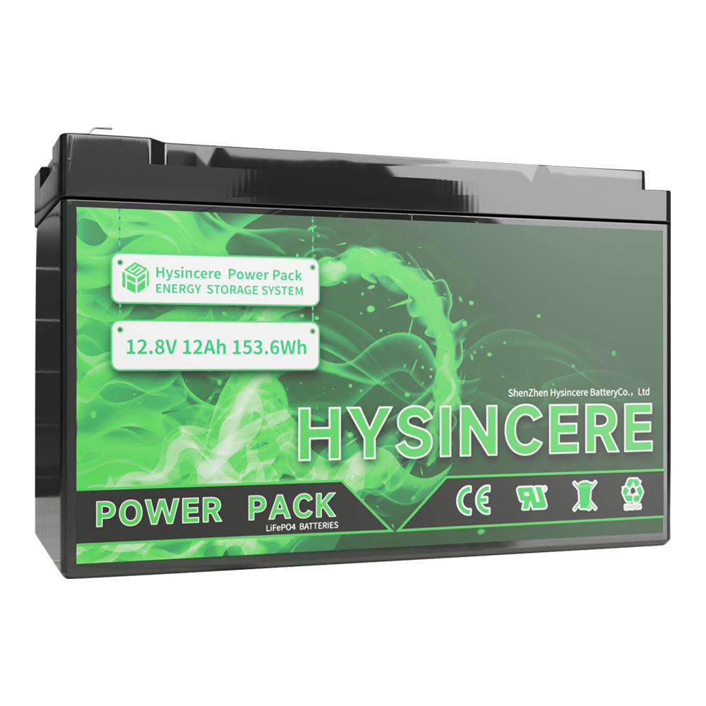 Hysincere Power HX-1212S 12V 12Ah LiFePO4 Battery