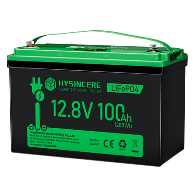 Hysincere Power 12V 100Ah Group 31 LiFePO4 Akku