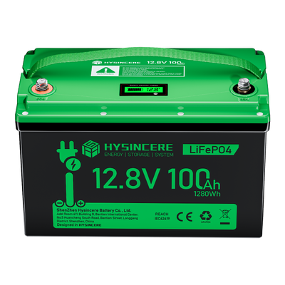 Hysincere Power 12V 100Ah Group 31 LiFePO4 Akku