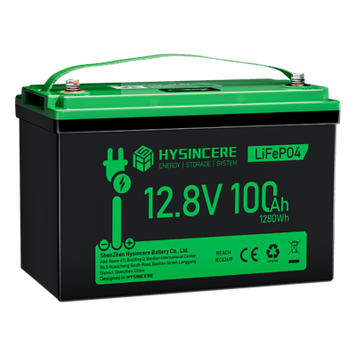 Hysincere Power 12V 100Ah Group 31 LiFePO4 Akku