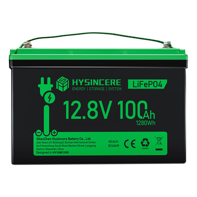 Hysincere Power 12V 100Ah Group 31 LiFePO4 Akku