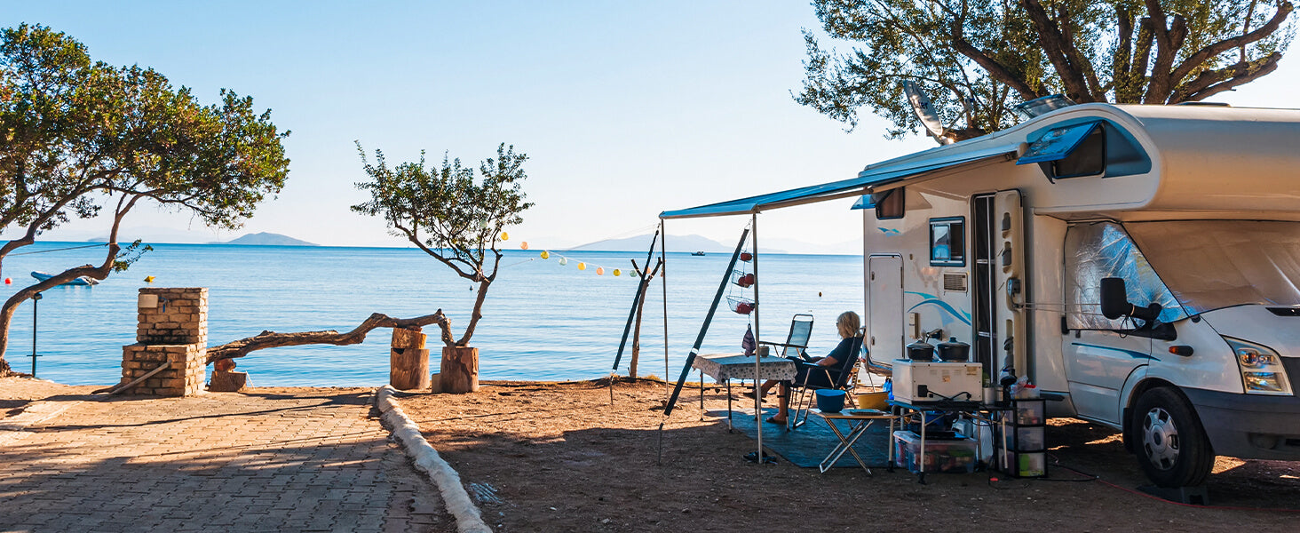 Seaside RV application scene banner