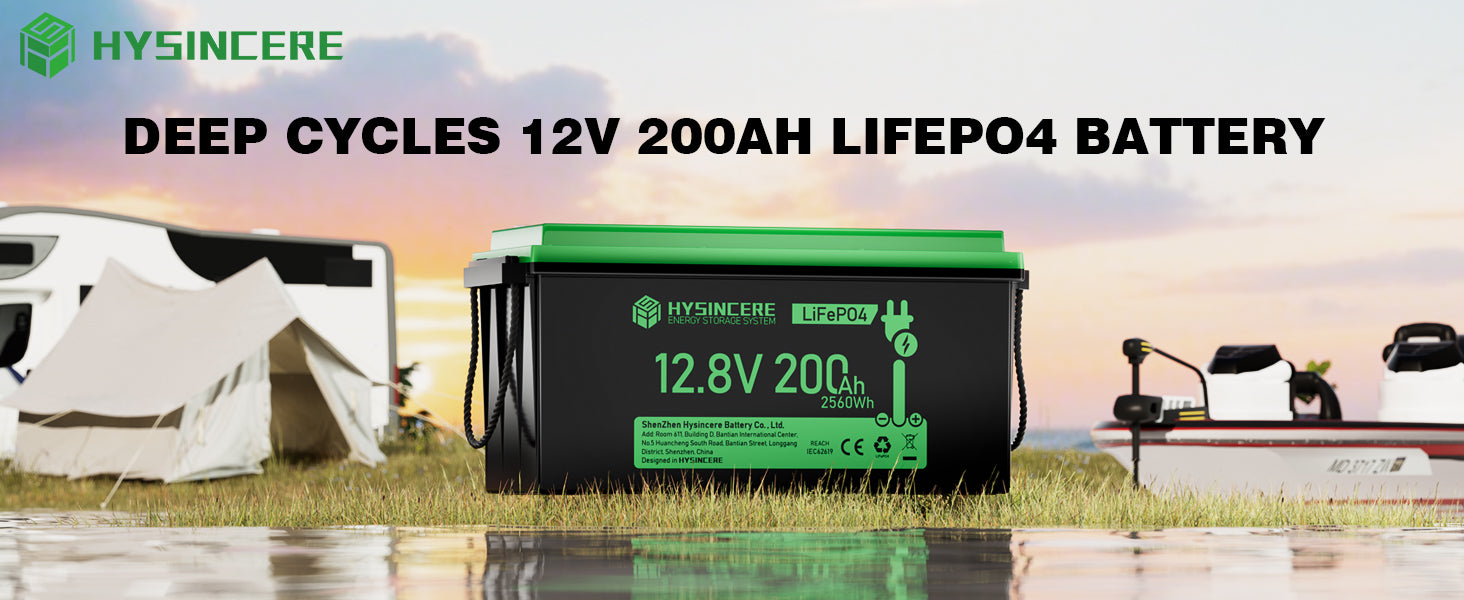 Deep Cycles 12V 200Ah LiFePO4 Battery
