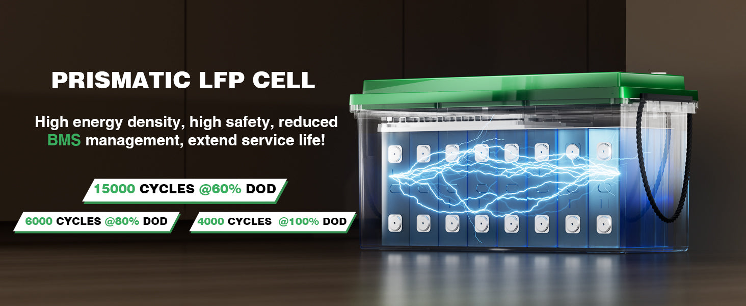 12V 200Ah LiFePO4 Battery Prismatic LFP Cell