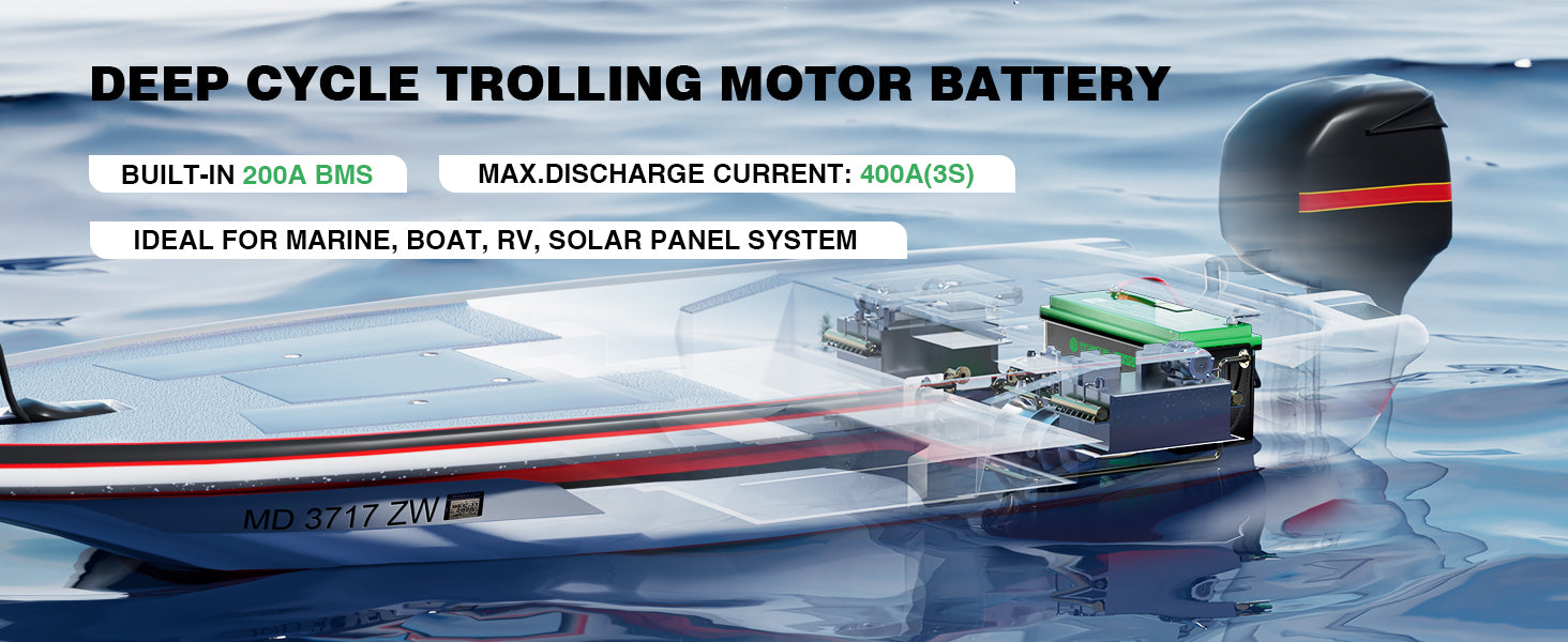 Deep Cycle Trolling Motor Battery