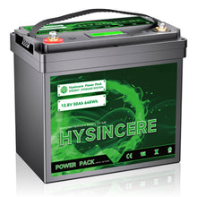 Hysincere Power 12V 50Ah LiFePO4 Lithium Battery