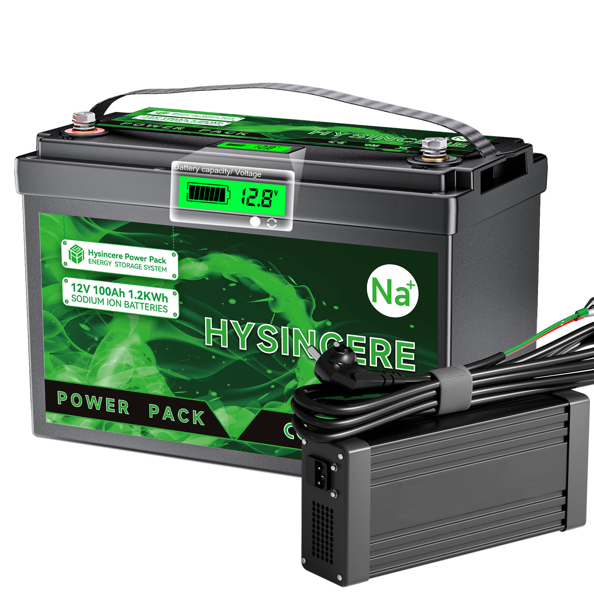 Hysincere Power 12V 100Ah Sodium-Ion Battery