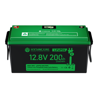 Hysincere Power 12V 200Ah Plus LiFePO4 Deep Cycle Battery