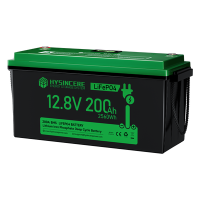 Hysincere Power 12V 200Ah Plus LiFePO4 Deep Cycle Battery