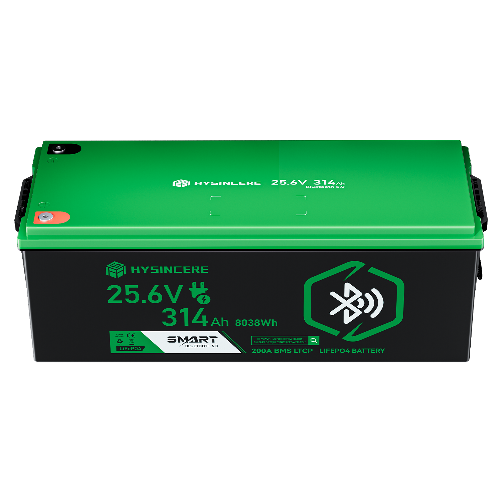 Hysincerepower 24V 314Ah Bluetooth LiFePO4 Batterie