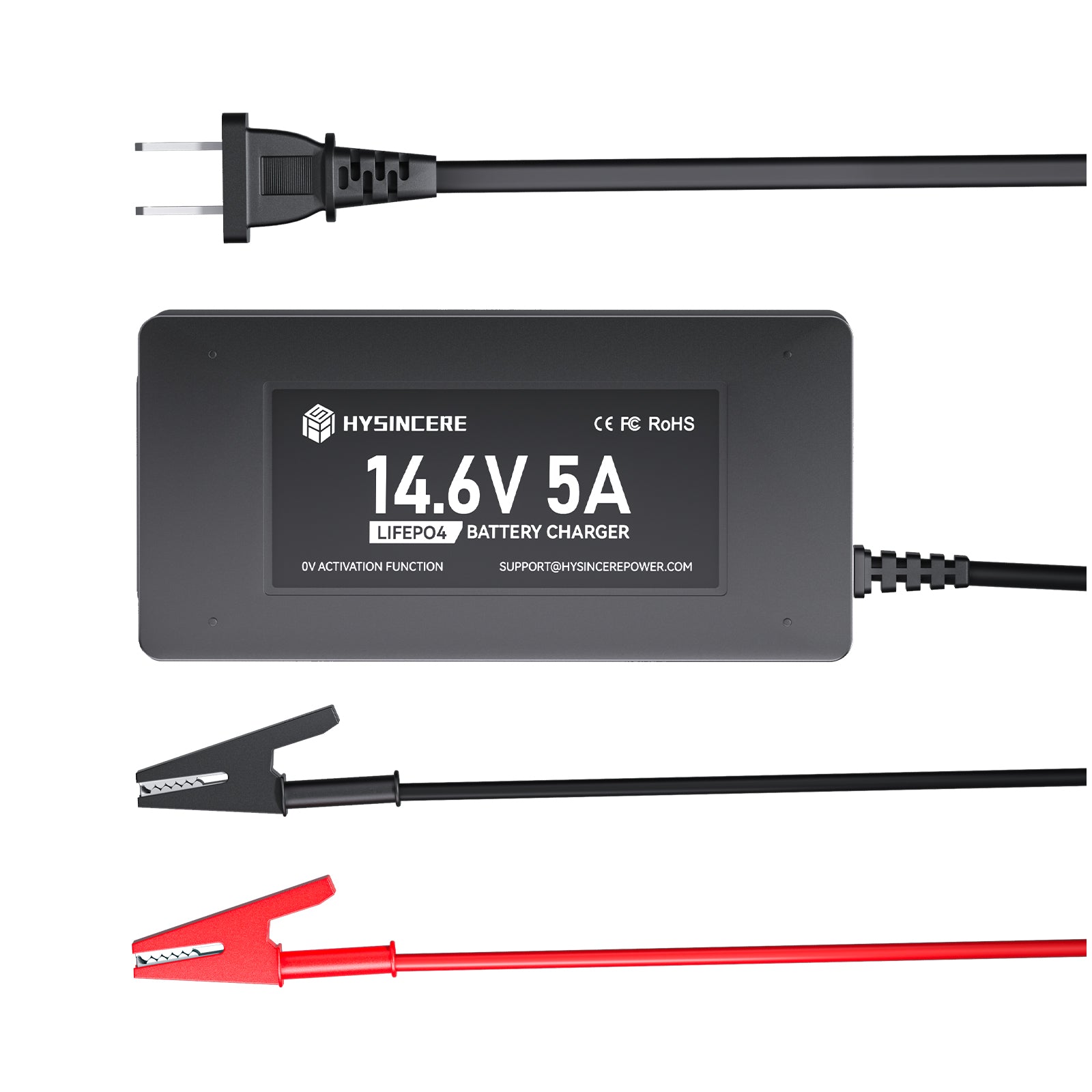Hysincere Power 12V (14,6V) 5A LiFePO4 Ladegerät