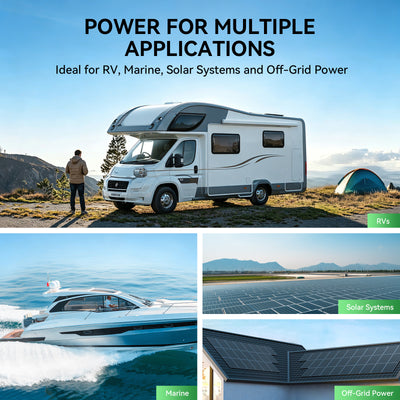 Hysincer Power 25.6V 67Ah Smart LiFePO4 Lithium Battery (1715Wh | Built-in Bluetooth & Auto Heating)