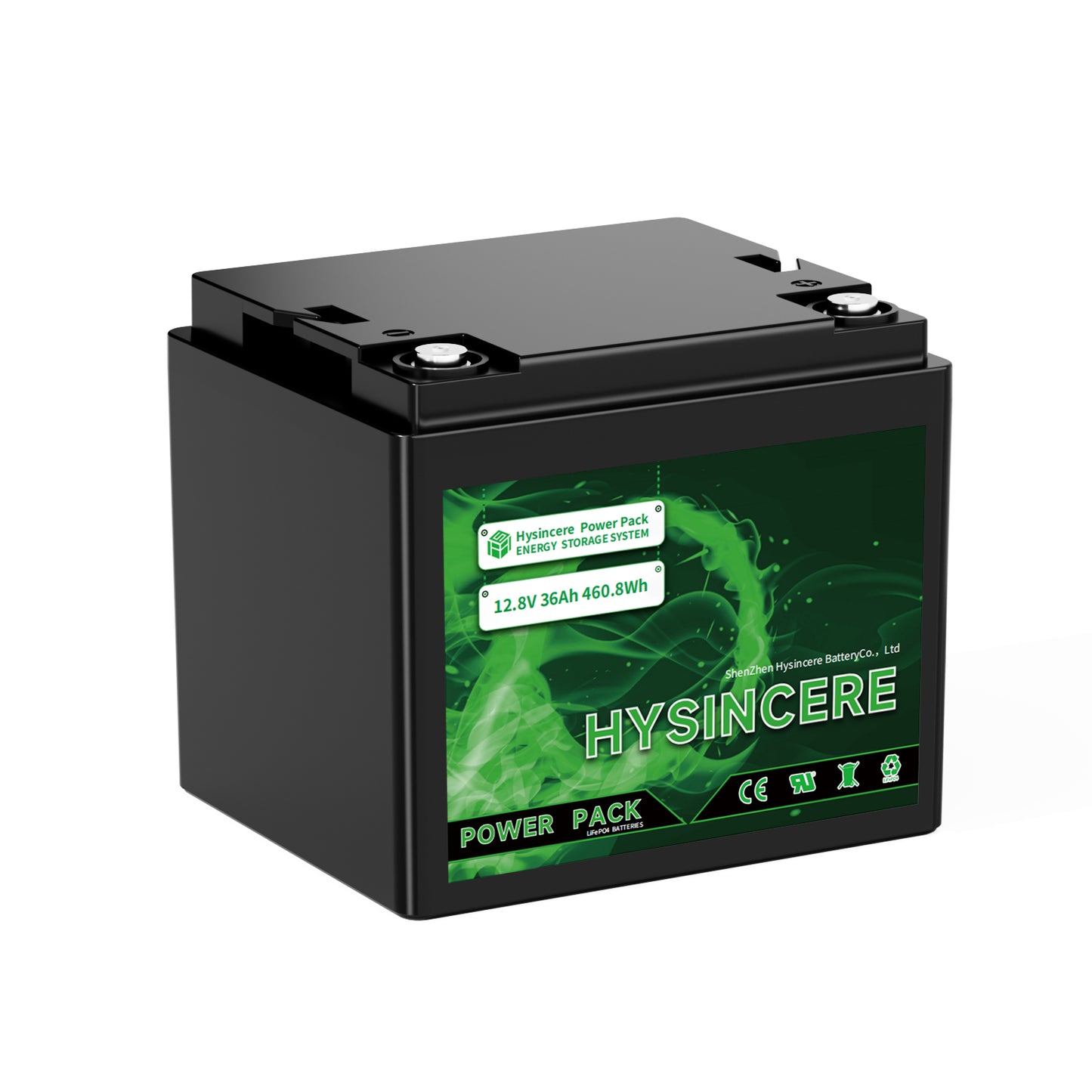 Hysincere Power HX-1236S 12V 36Ah LiFePO4 Battery
